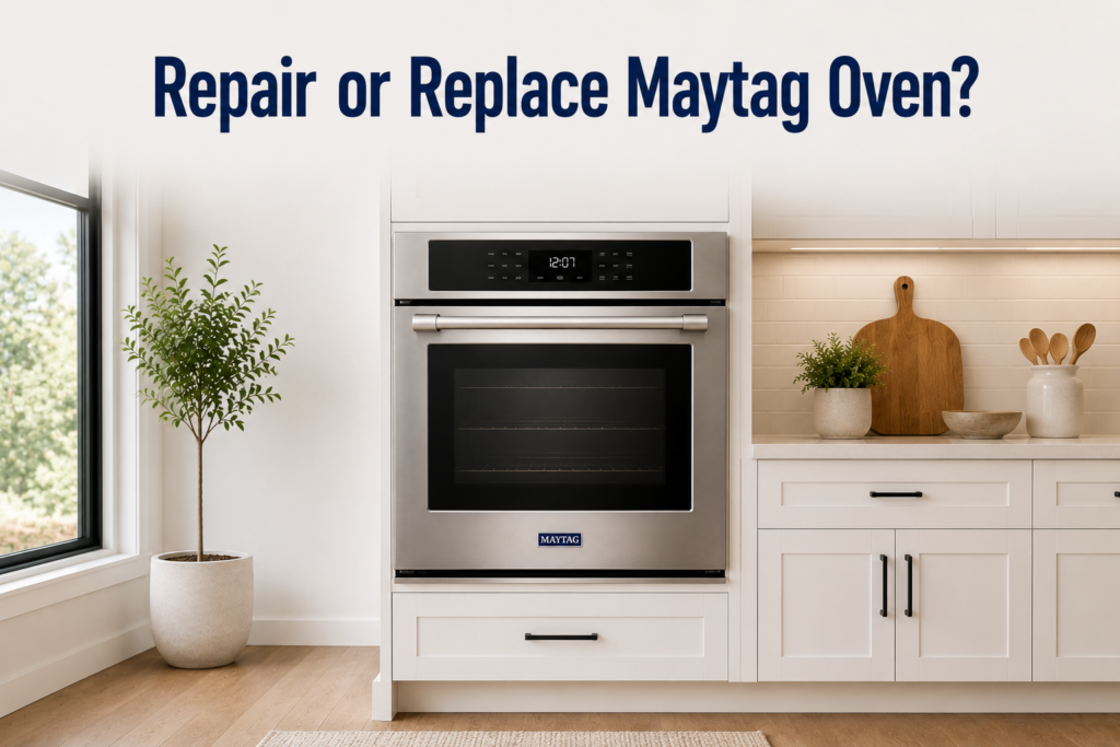 maytag oven repair or replace