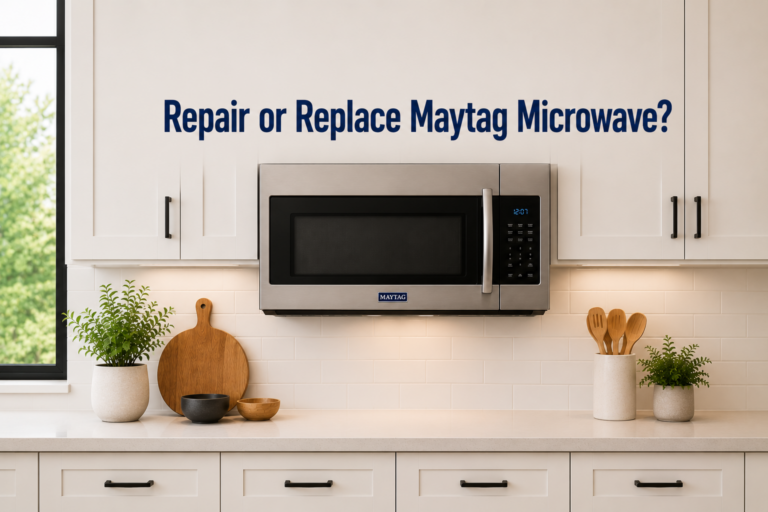 maytag microwave repair or replace