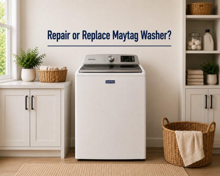 maytag washer repair or replace