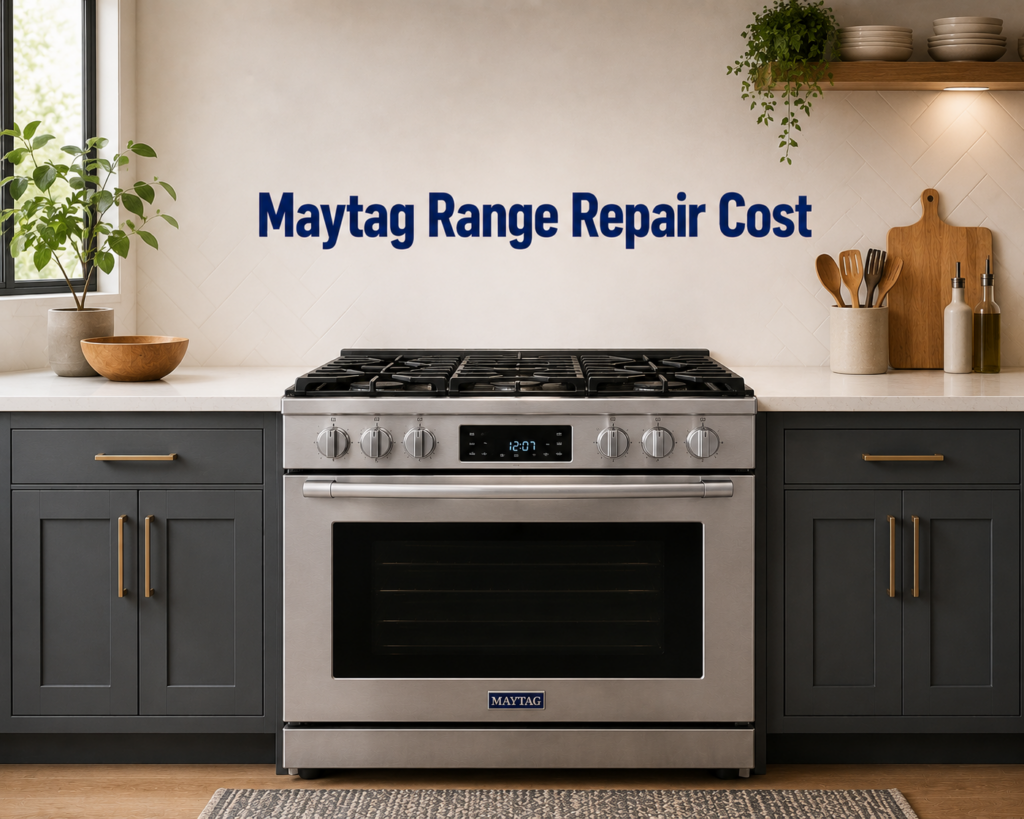 maytag range repair cost