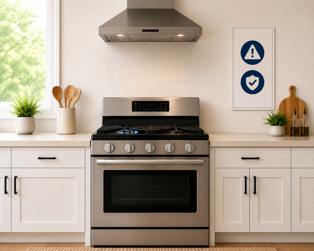 maytag gas range safety